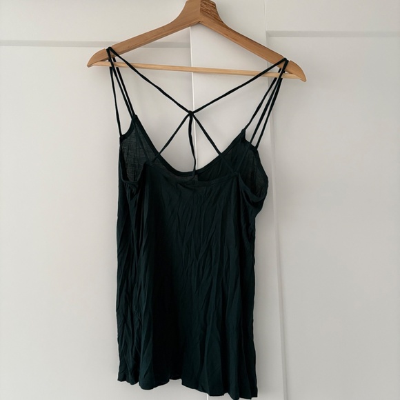 Dark green open back top - Picture 3 of 4